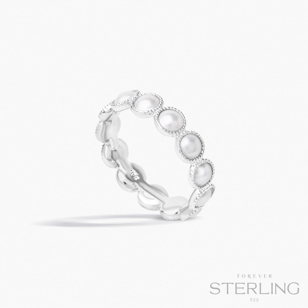 Calle Fortaleza Ring Forever Sterling Forever Crystals 7 