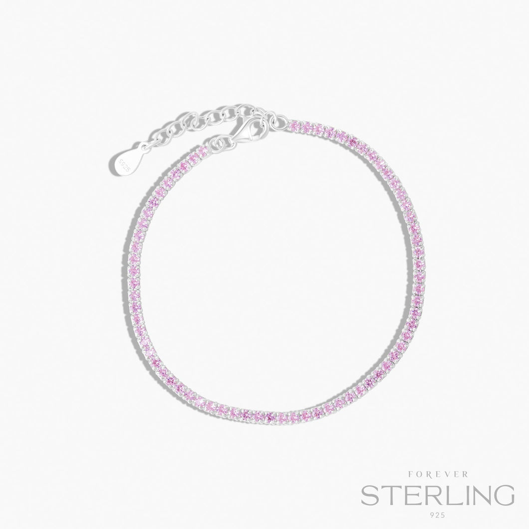 Calle San Sebastián Bracelet FOREVER STERLING Forevercrystals Pink 