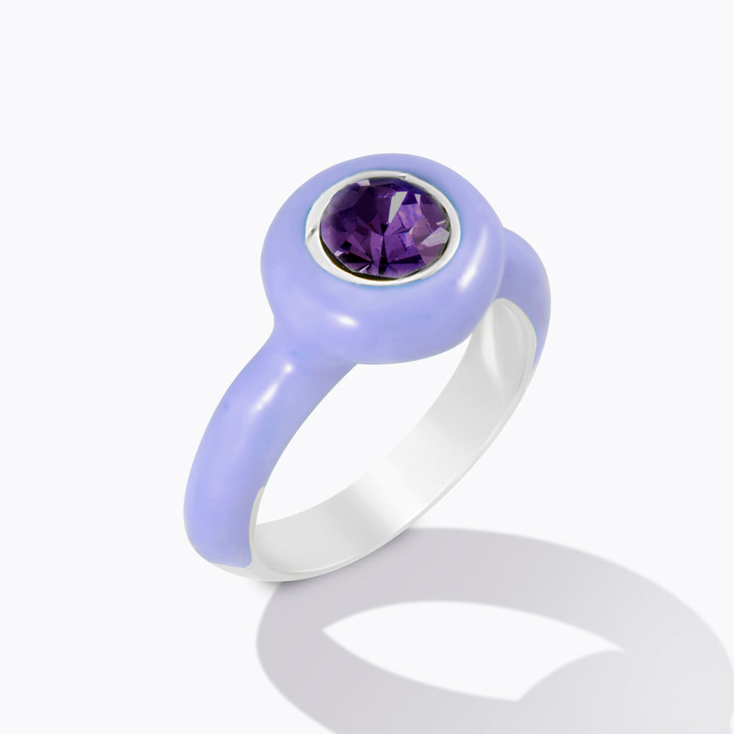 Brilliance Ring Periwinkle TECHNICOLOR FANTASY FOREVER CRYSTALS 