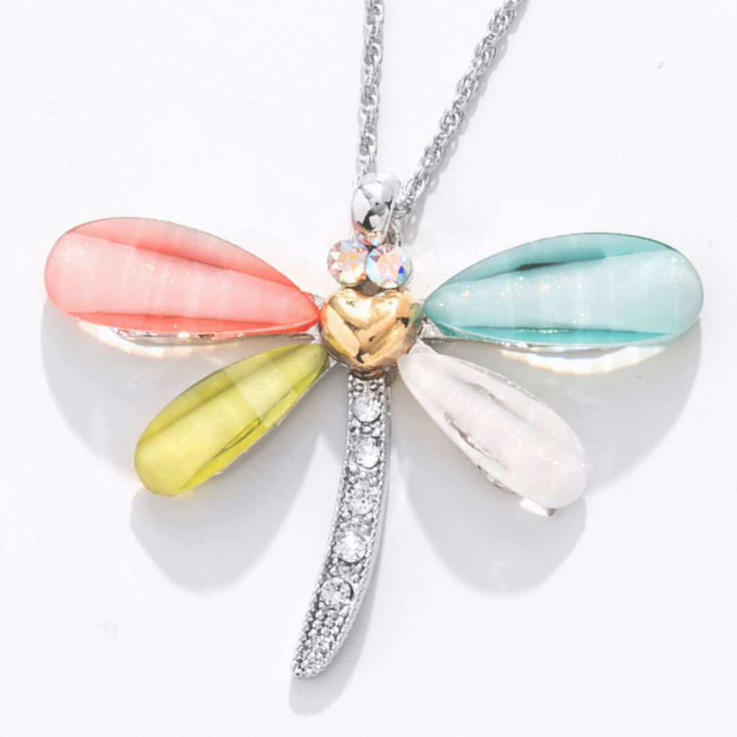 Classic Dragonfly Pendant Light Multicolor VOIAGE FOREVER CRYSTALS 