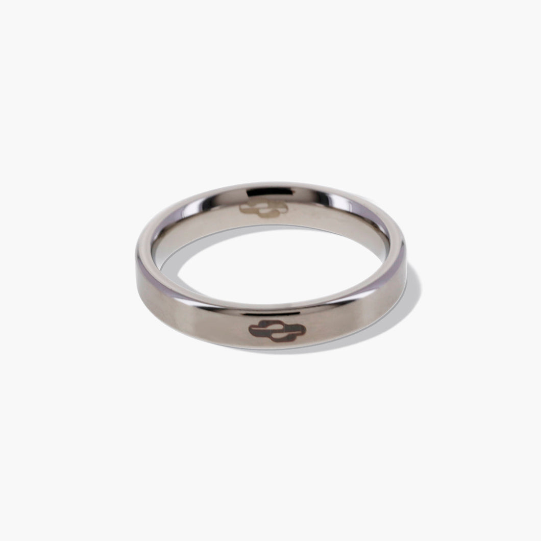 LIBRE Ring Matte Silver 427 FOREVER CRYSTALS 