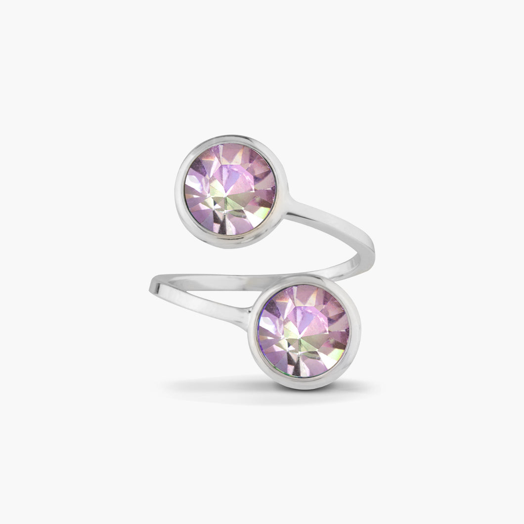Monroe Ring Vitrail Light ESSENTIALS CORE FOREVER CRYSTALS 