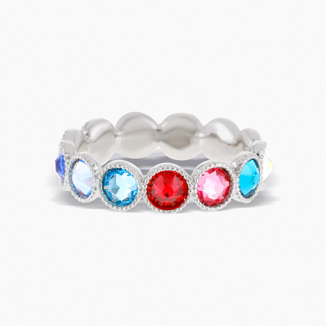 Promise of Love - Eternity Ring - in Multi Colors Promise of Love FOREVER CRYSTALS 