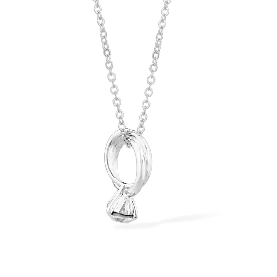 Solitaire Ring Pendant forevercrystals 