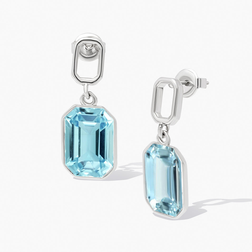 Ancestry Earrings Aquamarine Dynasty Gems Forever Crystals 