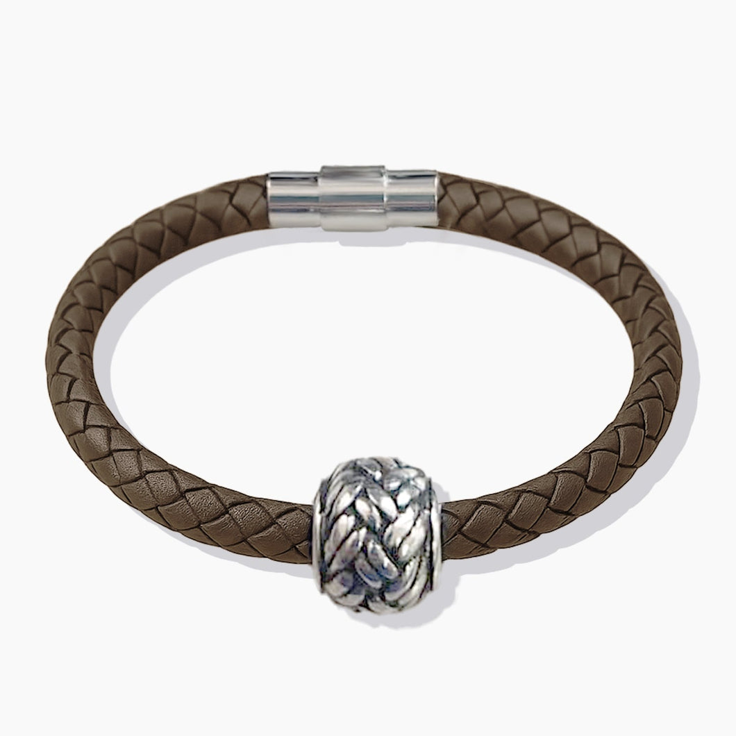 Anchor Bracelet Brown FORGED FOREVER CRYSTALS 