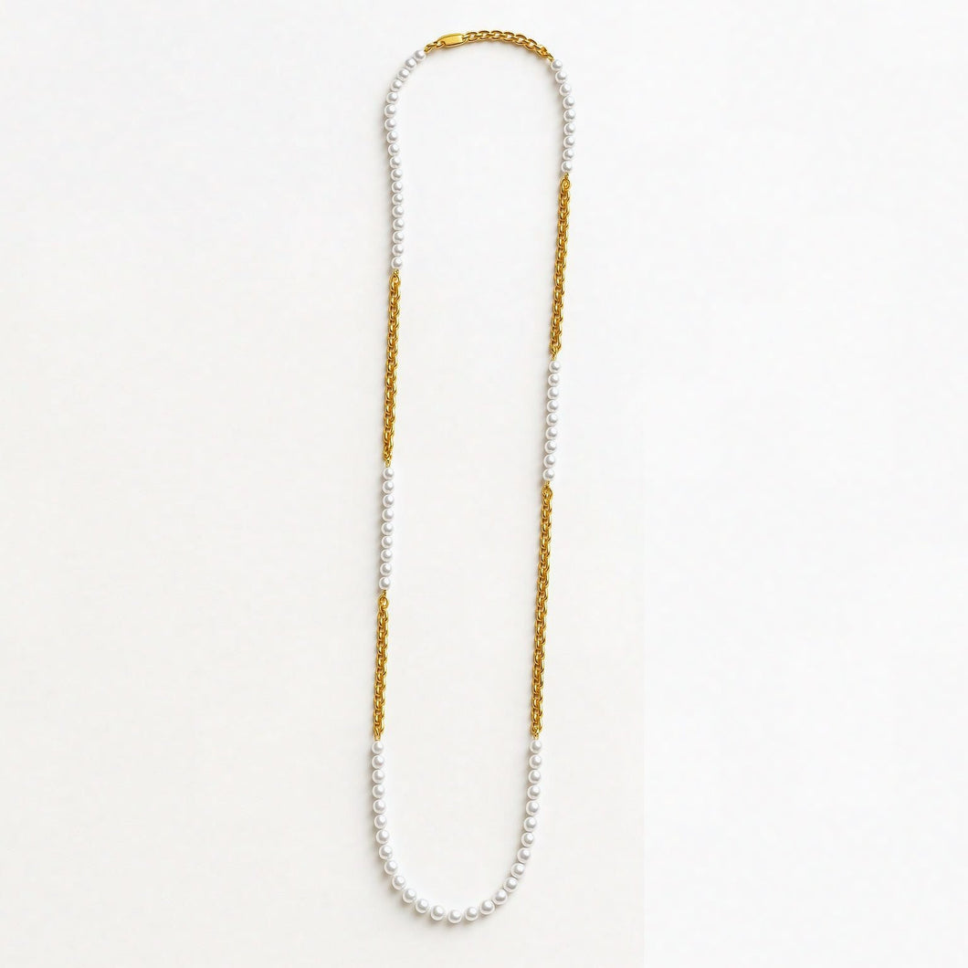 Bouvier Necklace Gold LEYENDAS JACKIE FOREVER CRYSTALS 