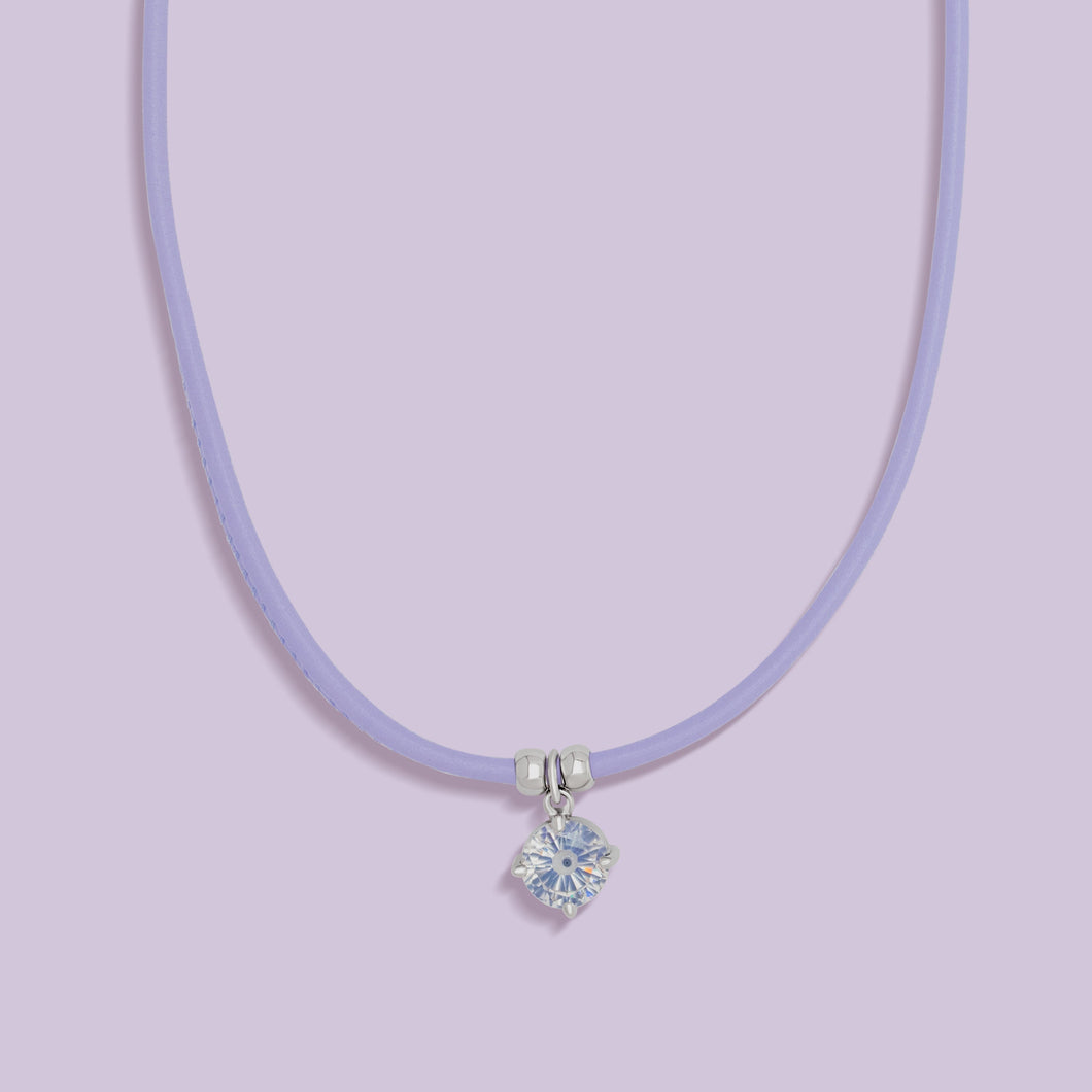 Charlotte Necklace Mystic Lavender FRESH START 2025 Forever Crystals 