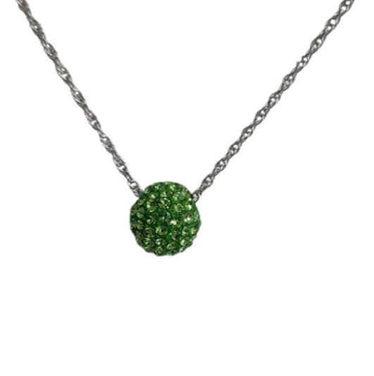 Dahlia Pendant ESSENTIALS FOREVER CRYSTALS Peridot 