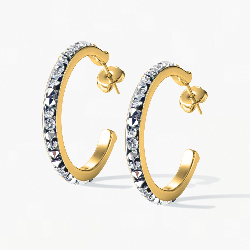 Dream Earrings Gold STELLAR FOREVER CRYSTALS 