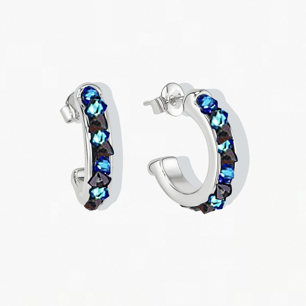 Dream Petite Earrings Bermuda Blue STELLAR FOREVER CRYSTALS 