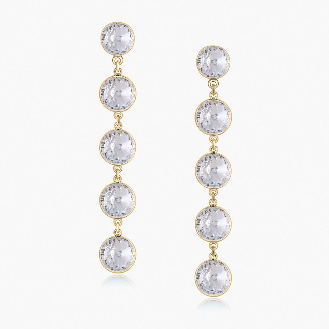 Encanto Earrings Gold ENCANTO FOREVER CRYSTALS 
