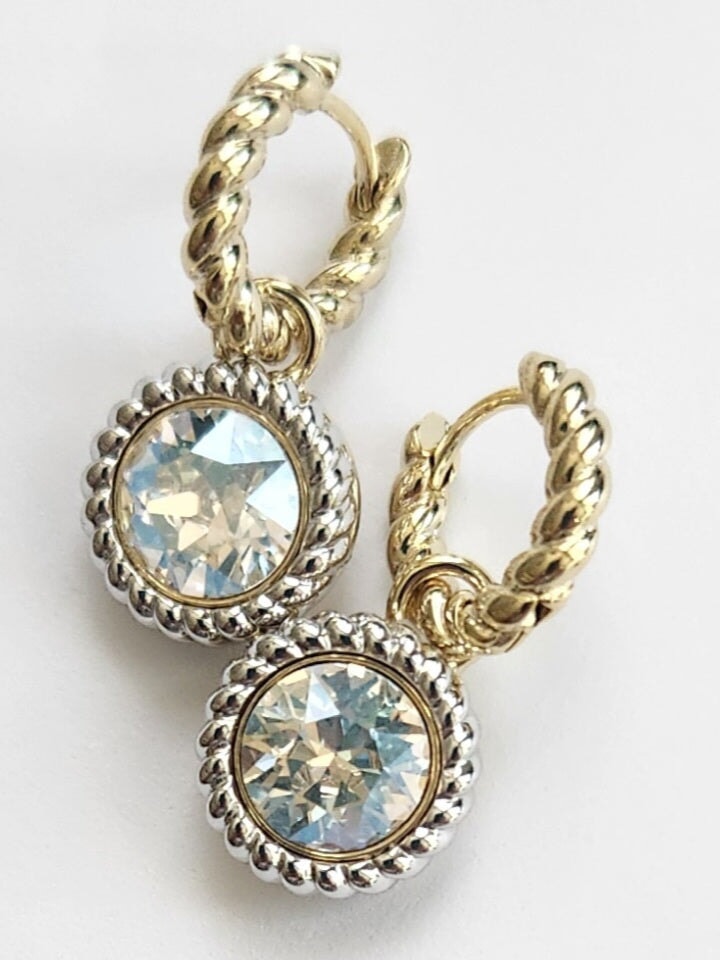 Everlink Huggie Earrings VILLAGE FOREVER CRYSTALS 