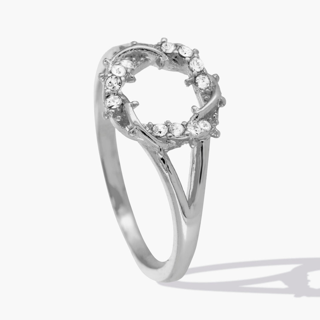 Faith's Crown Ring REIGN FOREVER CRYSTALS 