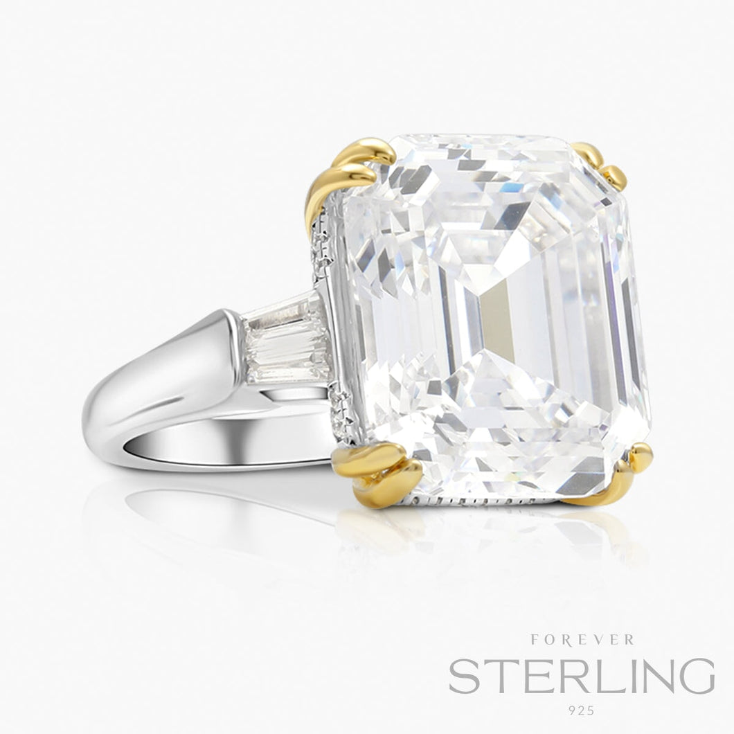 Gates Ring FOREVER STERLING Forever Crystals 