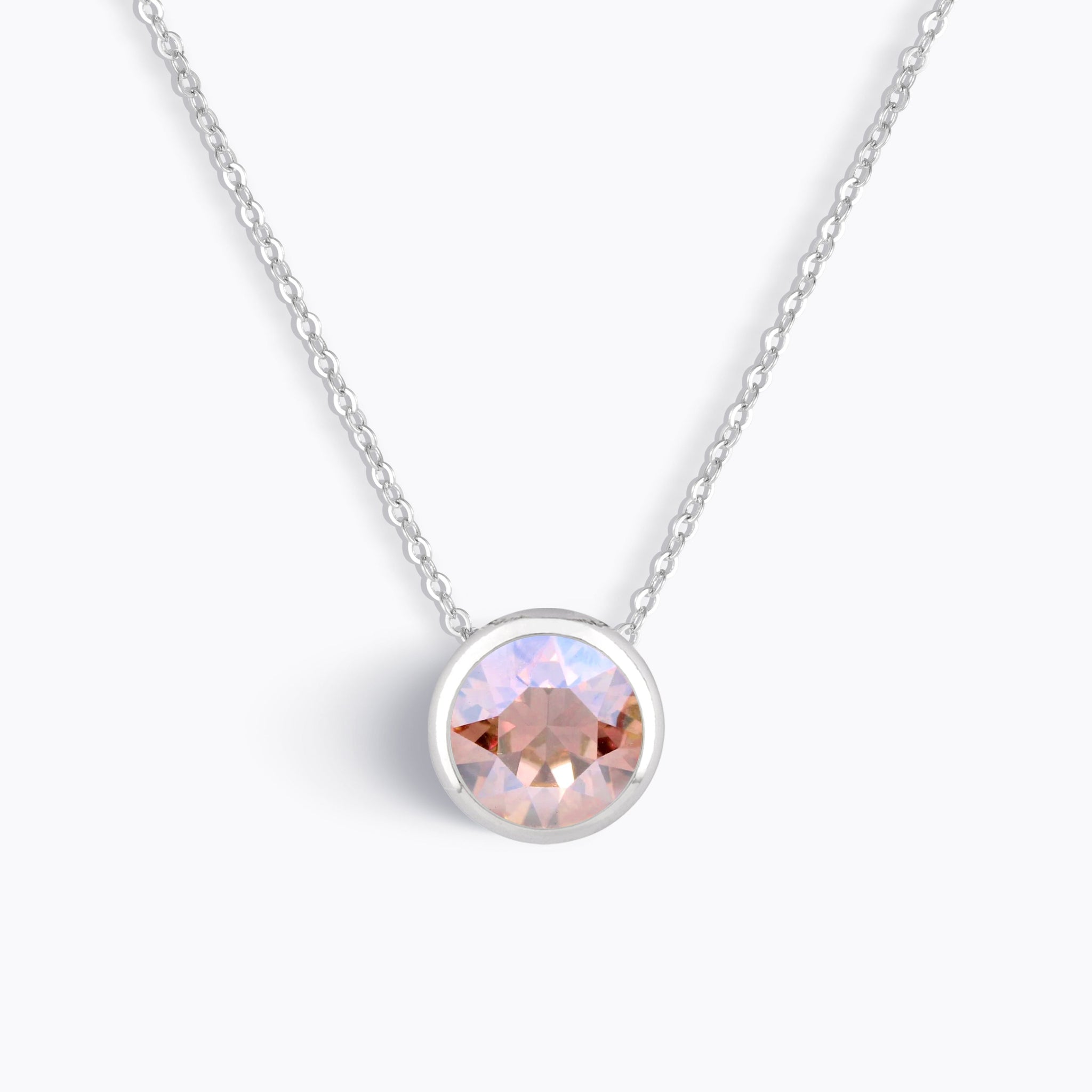 Grace Necklace Dusty Pink ForeverCrystals