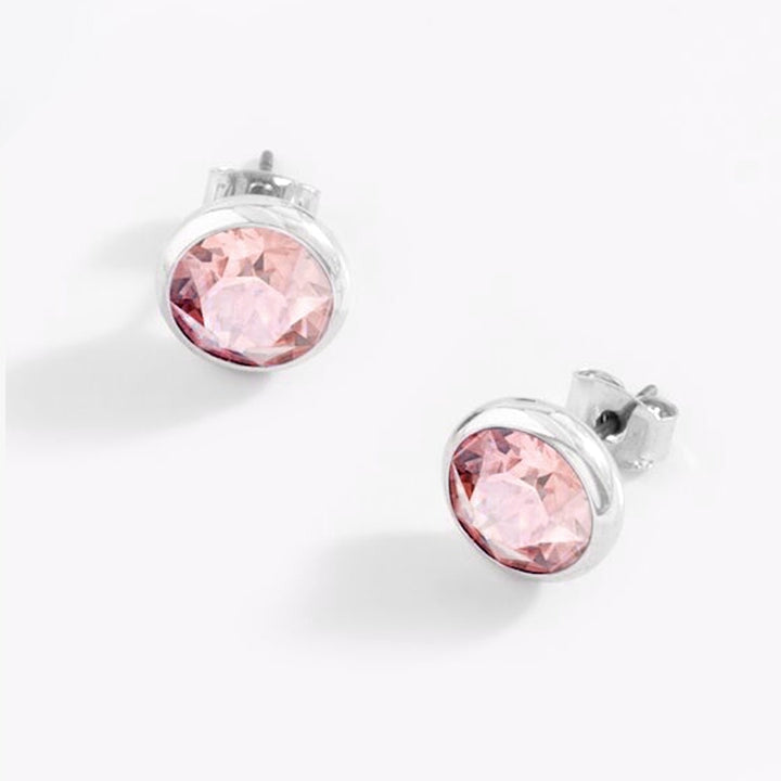 Grace Stud Earrings Dusty Pink Promise Of Life FOREVER CRYSTALS 
