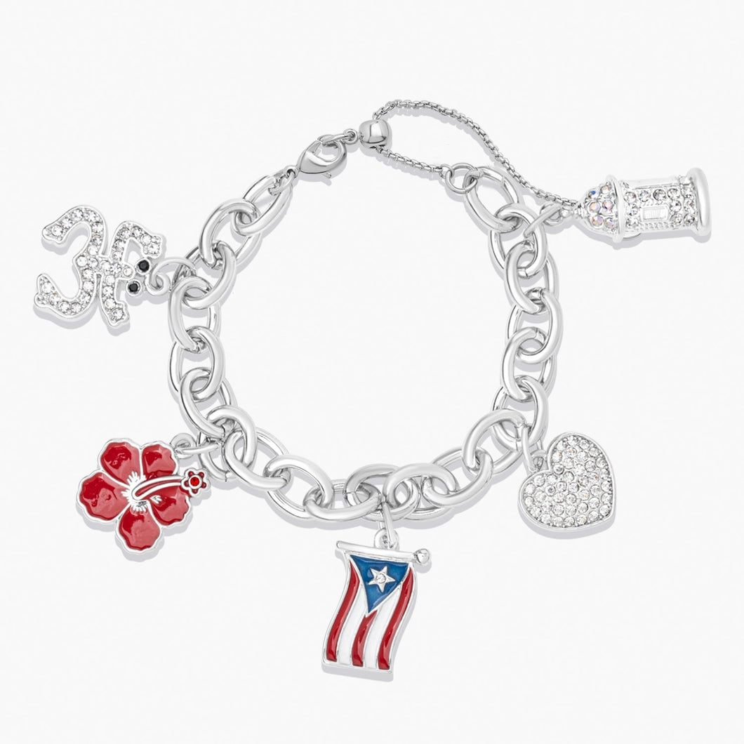 I Love Puerto Rico Bracelet VOIAGE 2024 FOREVER CRYSTALS 