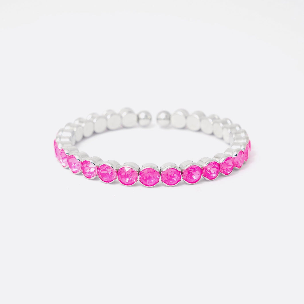 Ibiza Bracelet Electric Pink ENDLESS PARADISE FOREVER CRYSTALS 