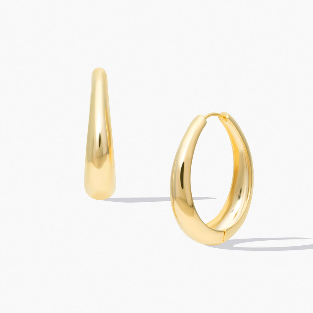 Kinship Earrings Gold Embrace Forever Crystals 