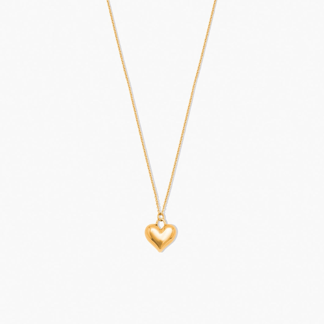 Love Pendant Gold Secret Santa 2024 Forever Crystals 