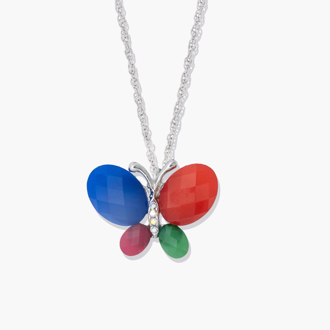 Metamorphosis Butterfly Pendant Dark Multicolor Metamorphosis FOREVER CRYSTALS 