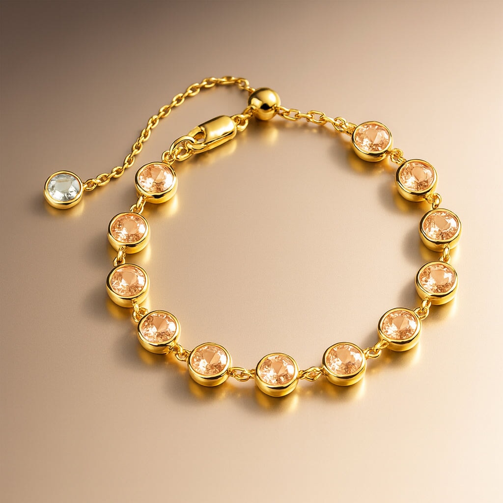 Monroe Bracelet Gold Golden Shadow ESSENTIALS CORE FOREVER CRYSTALS 