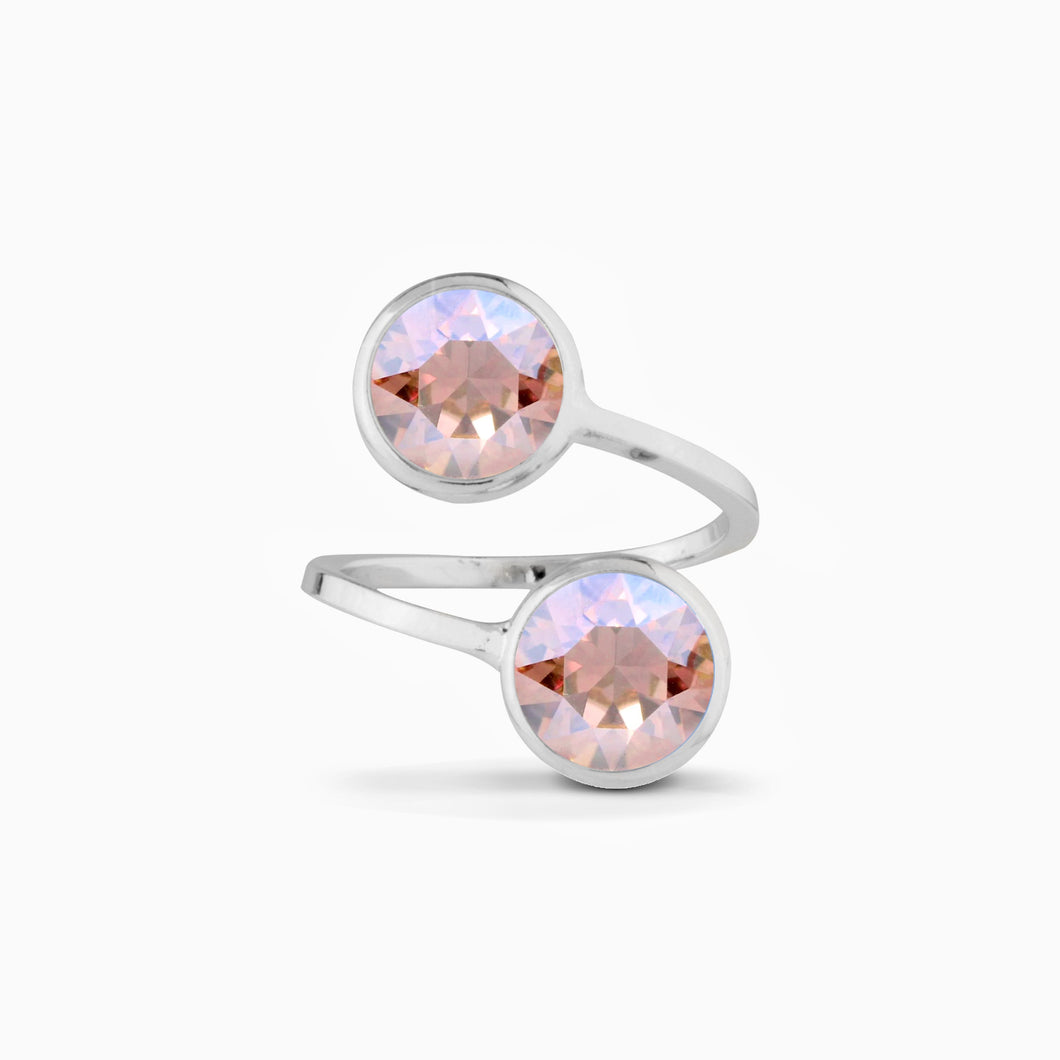 Monroe Ring Dusty Pink Promise Of Life FOREVER CRYSTALS 