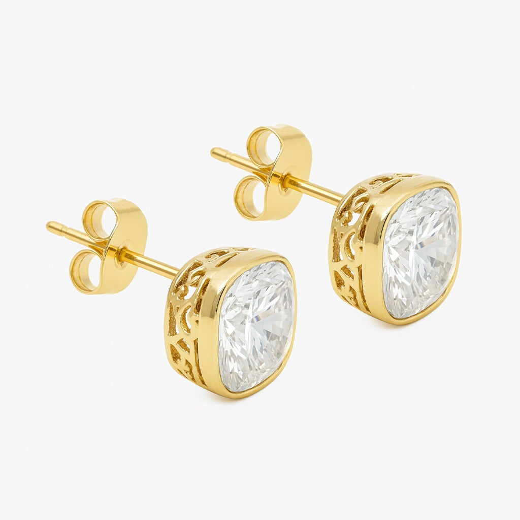 Paradise Glow Earrings Gold ENCANTO FOREVER CRYSTALS 