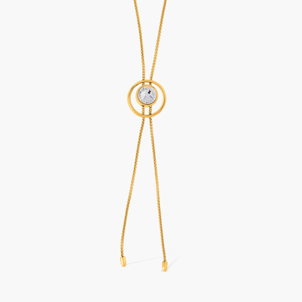 Pearlina Necklace Gold COASTAL ELEGANCE FOREVER CRYSTALS 