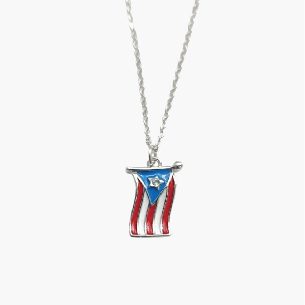 Puerto Rico Flag VOIAGE FOREVER CRYSTALS 