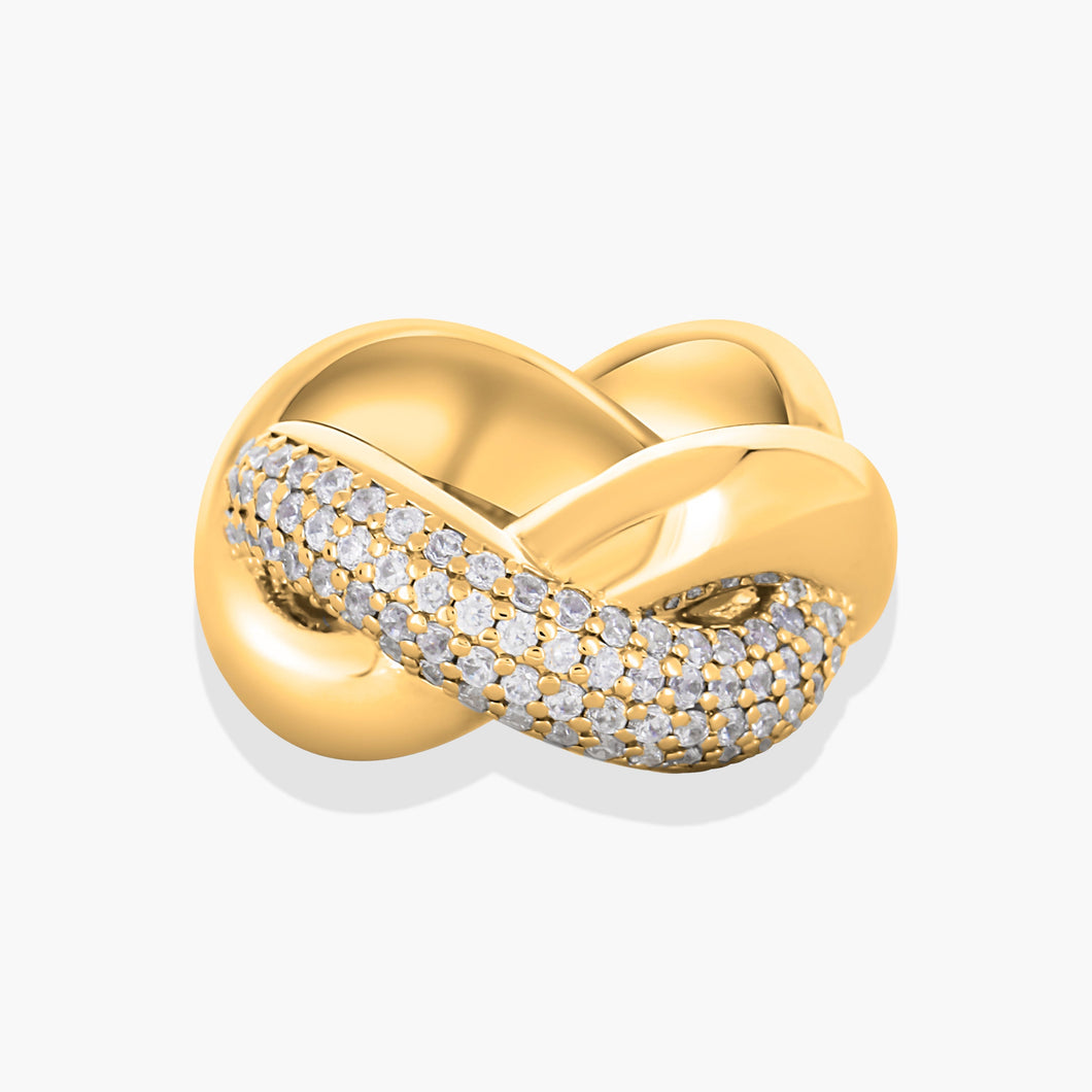 Radiant-Bond-Ring-Gold VILLAGE FOREVER CRYSTALS 