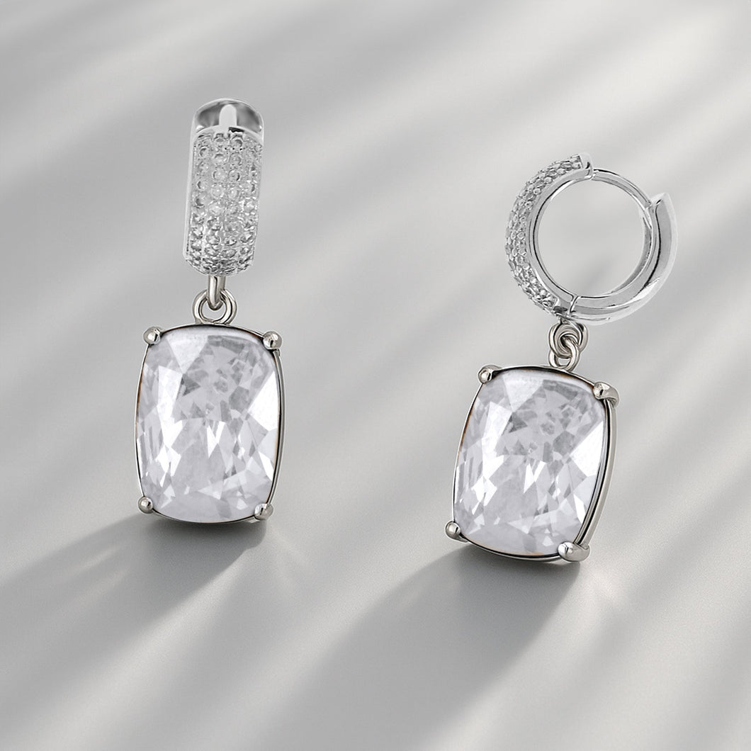 Radiant Grand Earrings REFLECTIONS FOREVER CRYSTALS 