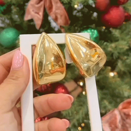 Regency Earrings Gold FOREVER CRYSTALS 