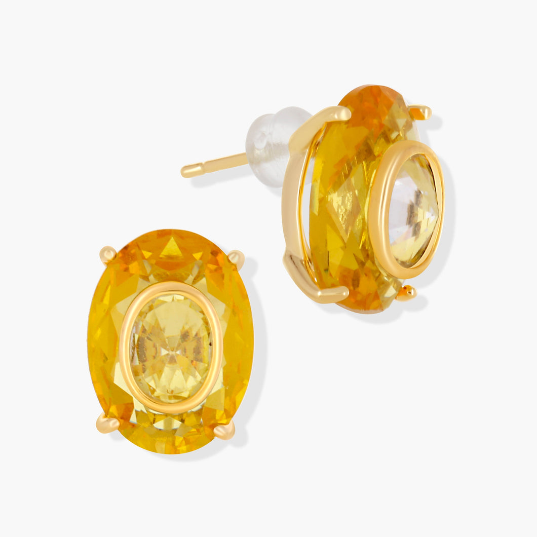 Roots-Earrings-Yellow VILLAGE FOREVER CRYSTALS 