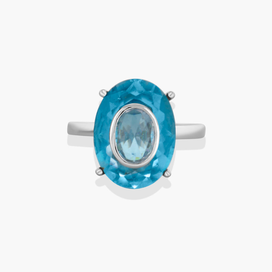 Roots-Ring-Blue VILLAGE FOREVER CRYSTALS 