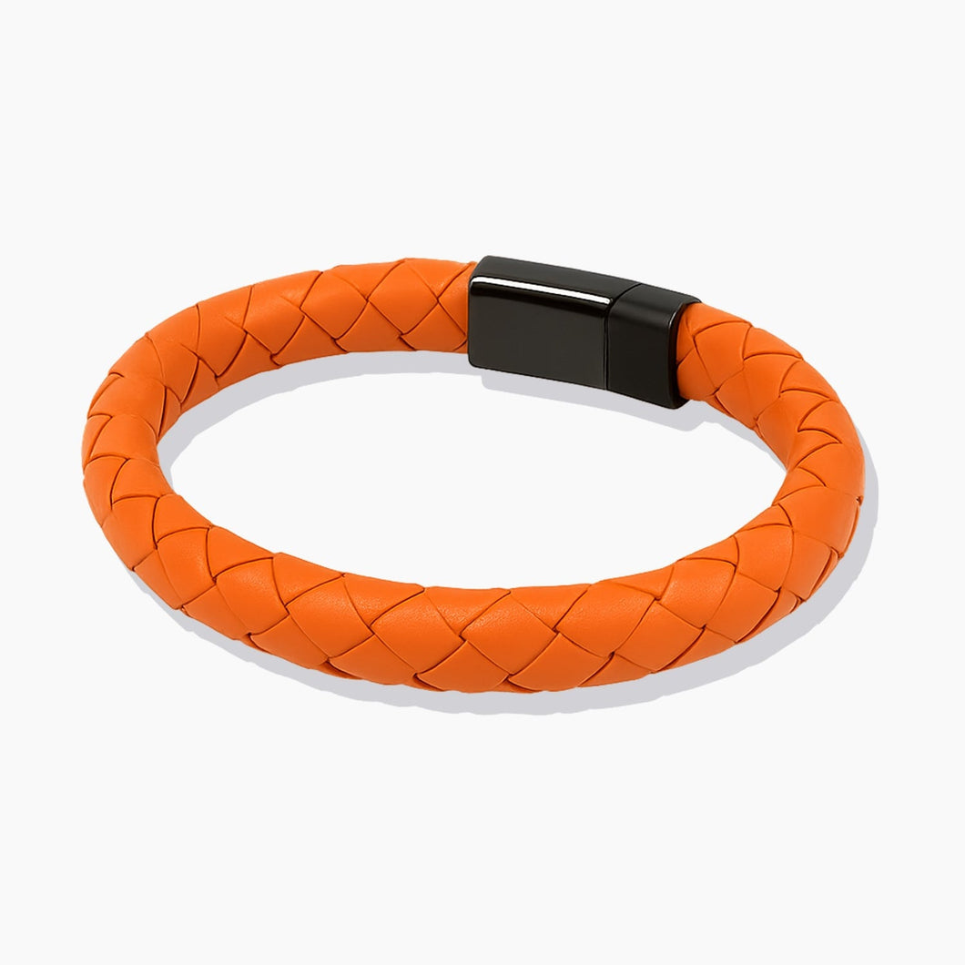 Shield Bracelet Orange FORGED FOREVER CRYSTALS 