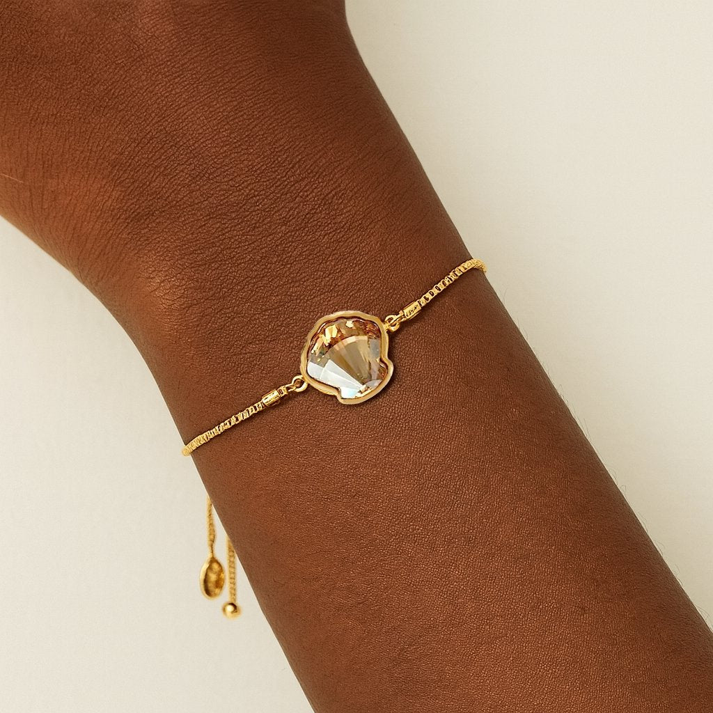 Sirena Bracelet Gold Golden Shadow COASTAL ELEGANCE FOREVER CRYSTALS 