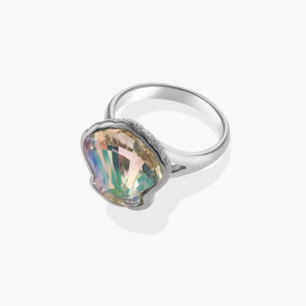 Sirena Ring Luminous Green COASTAL ELEGANCE FOREVER CRYSTALS 