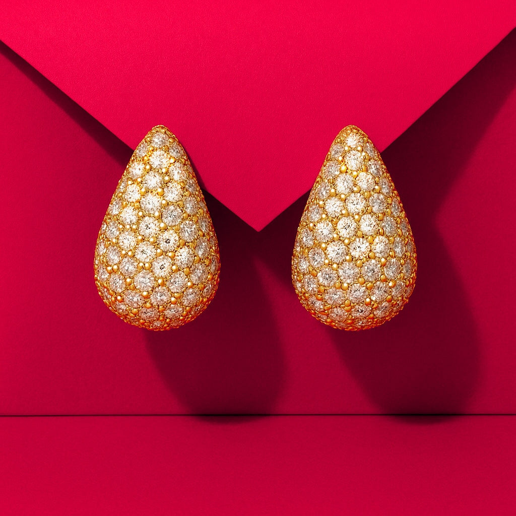 Spark Of Wonder Earrings Gold ENCANTO FOREVER CRYSTALS 