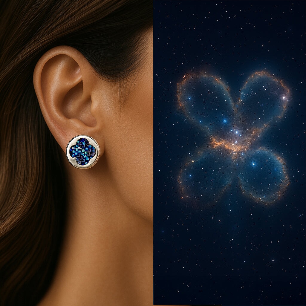 Stellar Earrings Bermuda Blue STELLAR FOREVER CRYSTALS 