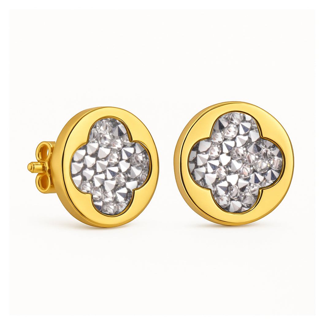 Stellar Earrings Gold STELLAR FOREVER CRYSTALS 