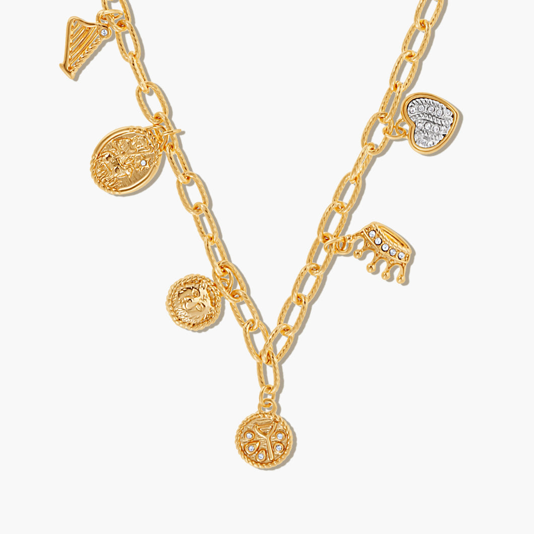 Story of Destiny Necklace Gold STORY OF DESTINY FOREVER CRYSTALS 