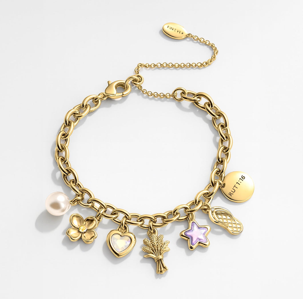 Story of Loyalty Bracelet Gold STORY OF LOYALTY FOREVER CRYSTALS 