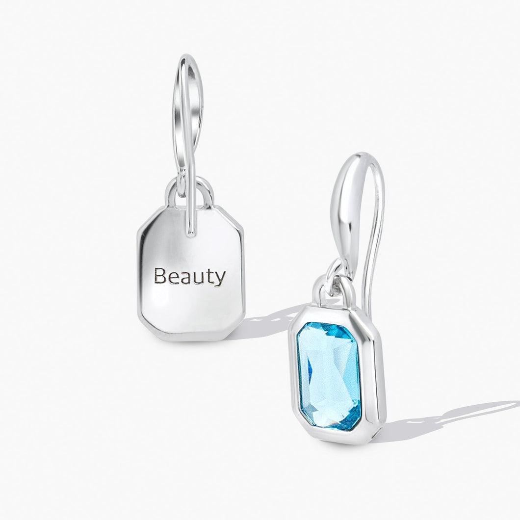 Story of Purpose - Beauty Earrings Aquamarine Story Of Purpose Forever Crystals 
