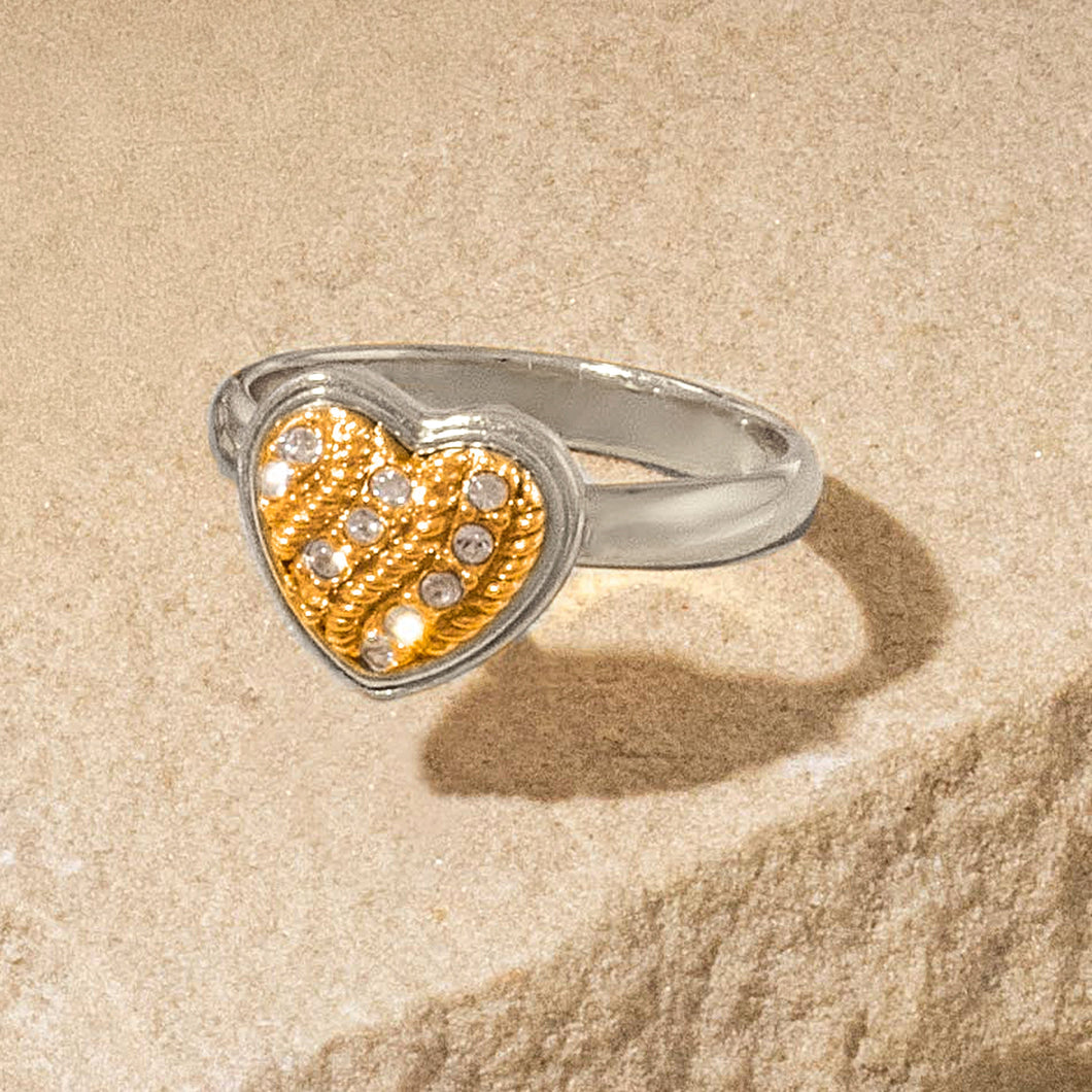 Warrior's Heart Ring STORY OF DESTINY FOREVER CRYSTALS 
