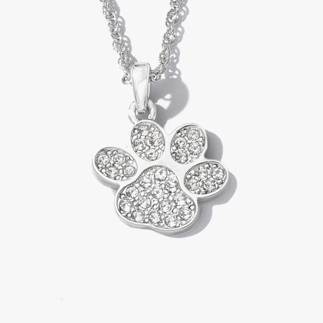 Dog Paw Pendant VOIAGE FOREVER CRYSTALS 