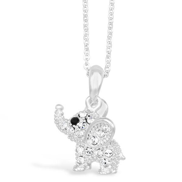 Elephant Trunk Up Pendant PENDANT - FOREVER - VOIAGE ANIMALS - CRYSTAL forevercrystals 
