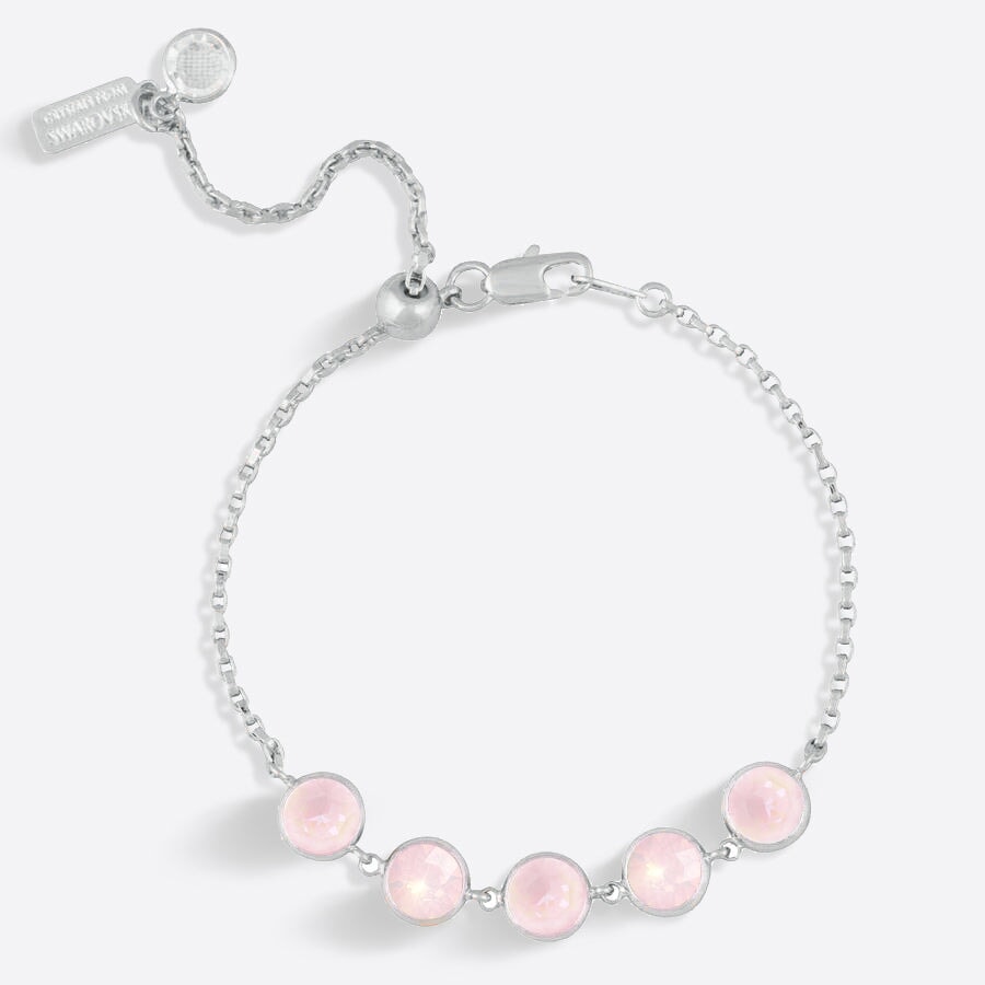 Eloise Tennis Bracelet Rose Opal ESSENTIALS CORE FOREVER CRYSTALS 