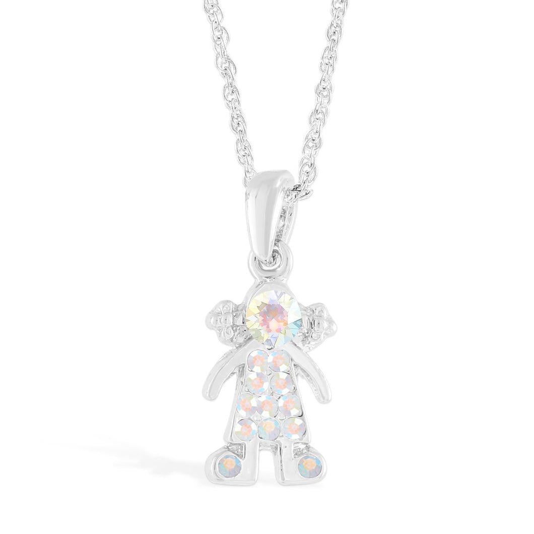 Girl in Crystals Pendant forevercrystals 